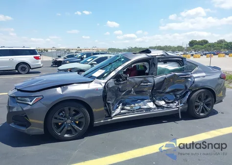 2021 Acura Tlx A-Spec Package z USA, uszkodzony, nr VIN 19UUB5F58MA008036